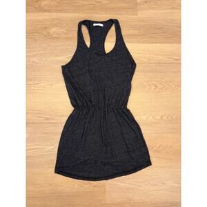 Spiritual Gangster gray tank cinch dress size large